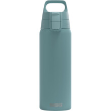Sigg - Stainless Steel Water Bottle - Shield ONE Morning Blue - Suitable For Carbonated Beverages - Leakproof - Lightweight - BPA Free - Blue - 0.75L