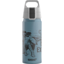 Sigg - Aluminium Water Bottle For Kids - WMB ONE Brave Elefant - Suitable For Carbonated Drinks - Leakproof - Lightweight - BPA Free - Climate Neutral