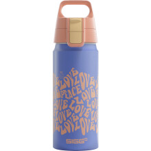 Sigg - Aluminium Water Bottle For Kids - WMB ONE Wave - Suitable For Carbonated Drinks - Leakproof - Lightweight - BPA Free - Climate Neutral