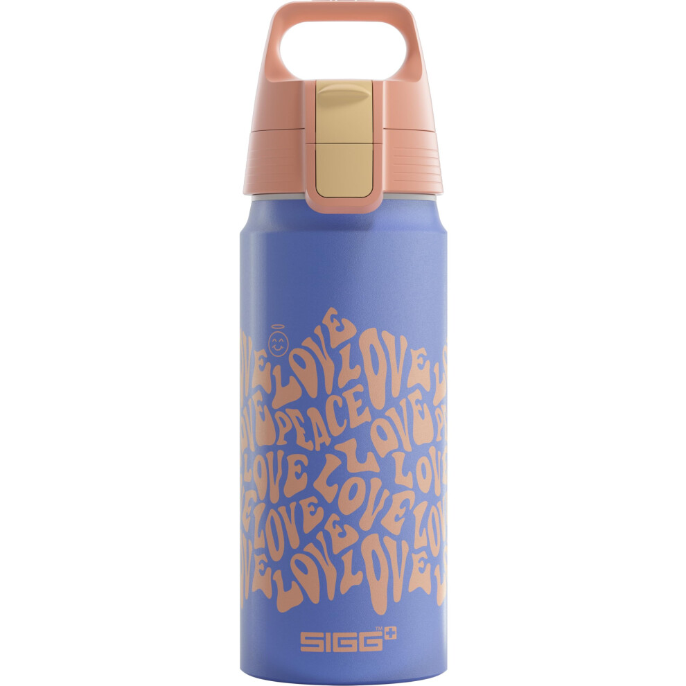 Sigg - Aluminium Water Bottle For Kids - Wmb One Wave - Suitable For Carbonated Drinks - Leakproof - Lightweight - Bpa Free - Climate Neutral