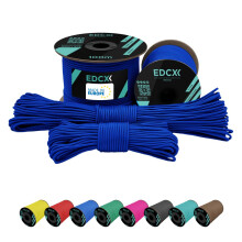 EdcX 2 mm Nylon Paracord 275 (15, 30, 50 and 100 m)? 100% Nylon rope, 3-Strand cord, Nylon cord 2 mm in Many Colours (Blue, 100 m)