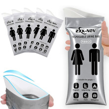 2XK-NOV Disposable Urine Bags for Women - Pee Bags for Men and Children, Portable Urinal for Women, Car Toilet for Adults, Emergency travel toilet,