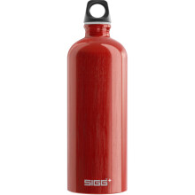 Sigg - Aluminium Water Bottle - Traveller Red - Climate Neutral Certified - Suitable For Carbonated Beverages - Leakproof - Lightweight - BPA Free -