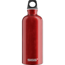 Sigg - Aluminium Water Bottle - Traveller Red - Climate Neutral Certified - Suitable For Carbonated Beverages - Leakproof - Lightweight - BPA Free -