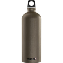 Sigg - Aluminium Water Bottle - Traveller Smoked Pearl - Climate Neutral Certified - Suitable For Carbonated Beverages - Leakproof - Lightweight - BPA