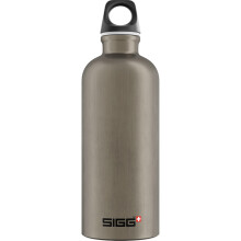 Sigg - Aluminium Water Bottle - Traveller Smoked Pearl - Climate Neutral Certified - Suitable For Carbonated Beverages - Leakproof - Lightweight - BPA