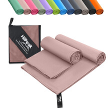 HiiPeak Microfibre Towel Compact Camping Beach Towel - Quick Dry Lightweight Absorbent Sports Gym Swimming Hiking Drying Towel for Men,Women