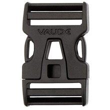 Vaude Steckschnalle Single Adjust Quick-Release Buckle - Black/Black, 25 mm