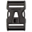 VAUDE Vaude Steckschnalle Single Adjust Quick-Release Buckle - Black/Black, 25 mm 1