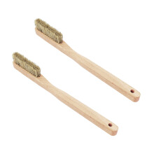 Rock Climbing Brush & Bouldering Brush with Thick Ultra Durable Boar's Hair Bristles and Ergonomic Handle for All Climbing Holds & Climbing Chalk