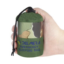 Delmera Emergency Sleeping Bag, Lightweight Survival Sleeping Bags Waterproof Thermal Emergency Blanket, Bivy Sack Survival Gear for Outdoor