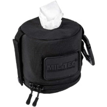 Mil-Tec Unisex - Adult Molle Toilet Paper Bag, Black, One Size