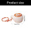 Adorable porte-clés tasse à café doté d'un mécanisme de-3 5