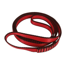 FOSER 18mm Nylon sling Runner, high-strength Nylon Rope, Apply to yoga hammocks, Hiking, Creating anchor systems, Downhill sports, etc (Red(1pcs),