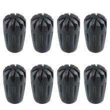 Azarxis Rubber Tips Walking Stick Caps Alpenstock Rubber Head Cover Protectors Ends for Hiking Trekking Stick Pole Tips Replacement Fits Most Asphalt