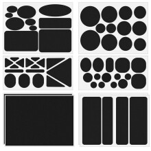 Becellen 63 pcs Down Jacket Repair Patches, Self-Adhesive Nylon Polyester Repair Tape Waterproof Repair Patches Stickers for Clothes, Tents, Bags,