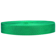 Strapworks Poly Strapping for Outdoor DIY Gear Repair, Pet Collars, Crafts, pp, Kelly Green, 3/4" x 25 Yard