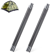 Fibreglass Replacement Pole Kit, Shock Corded Camping Tent Equipment Tent Pole Kit Fibreglass Rod Flexible Tent Poles Replacement for Camping Hiking