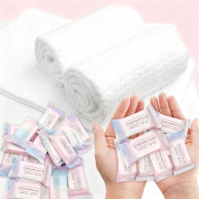Compressed Towel Tablets, 22 pcs Large Disposable Face Towel & 40 X 25 cm Disposable Washcloths, Camping Towel Portable, Soft Reusable Paper Towel for