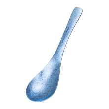 iBasingo Titanium Spoon Reusable Lightweight Camping Utensil Rice Soup Spoon with Big Bowl Portable Durable Flatware Outdoor Backpacking Hiking Travel