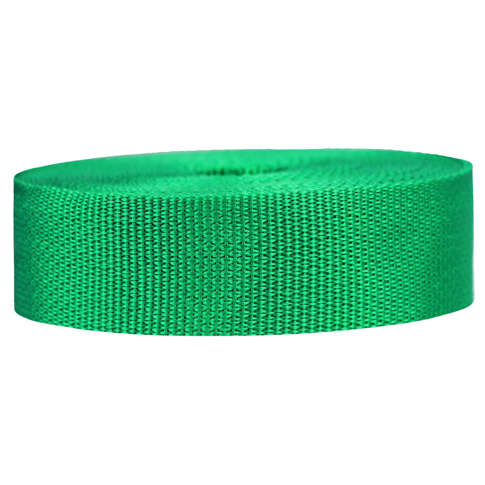 Strapworks Poly Strapping For Outdoor Diy Gear Repair, Pet Collars, Crafts ? 1.5 Inch, Polypropylene, Kelly Green, 1.5" X 25 Yard 5051224854912