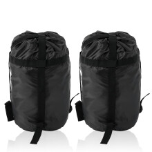 Cyrank Compression Stuff Sack, 2Pcs Compression Sack for Sleeping Bag, Nylon Sleeping Bag Stuff Sack, Sleeping Bag Compression Sack Waterproof,