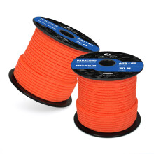 Abma Cord Paracord 425 lbs 3mm 100% Nylon 30M - Neon yellow
