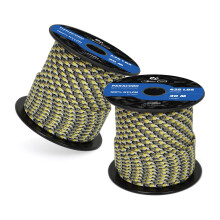 Abma Cord Paracord 425 lbs 3mm 100% Nylon 30M - Yellow Camo