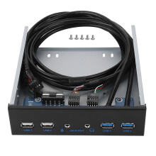 5.25-Inch Bay USB 3.0 & Audio Extender Panel
