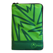 Psychi Rock Climbing Guidebook Case Cover Pouch for Bouldering Mountaineering Walking Guides Maps Books (Dark Green/Light Green)
