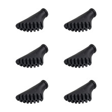 CRESTGOLF Pack of 10 Pieces of Nordic Walking Pads for Asphalt Trekking Pole Rubber ferrule for Asphalt and Stone Trekking Poles (6 pack)