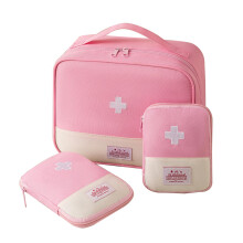 EliphonTowne 3 PCS Travel First Aid Kit - First Aid Bag Empty, Mini/Small/Large Medical Kit, Portable Medical Storage Bag for Holiday Traveling