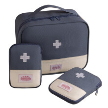 EliphonTowne 3PCS Travel First Aid Kit - First Aid Bag Empty, Mini/Small/Large Medical Kit, Portable Medical Storage Bag for Holiday Traveling Outdoor