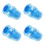 4pcs Bite Hydration Pack Bite Valve Replacement, Silicone BPA Free Bite Valve Sheath Safe Nozzle Mouthpiece Replacement Compatible with Osprey (Blue) 1
