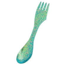 iBasingo 18.5cm Titanium Spork Ultralight Camping Travel Utensil Spoon Fork Knife 3 in 1 Outdoor Multifunctional Portabel Cutlery Picnic Backpacking