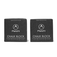 Psychi x2 Chalk Block for Crossfit Rock Climbing Bouldering Gym Gymnastics Weightlifting Pole Dancing