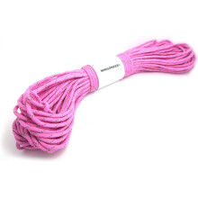 WINGONEER Reflective Parachute Cord Paracord with 7 Strands, 550 lbs, 100 ft - Pink