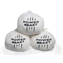 Power Beast 3x Chalk Ball, Boulder Chalk, Sport Chalk, Gymnastics, Rock Climbing, Weightlifting, Climbing, Pole Dance, Bodybuilding, Tennis, Padel,