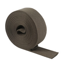 Suncoolla 5M Canvas Cotton Plain Weave Webbing Strap Bag Belt Tape 25/38/50mm (Green, 25mm)