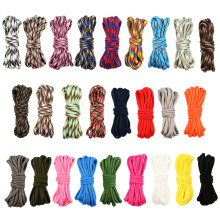 26 Colors Paracord Bracelet Rope 10 Feet 4mm Parachute Cord Paracord Cord 550 7 Strand DIY Manual Braiding for Outdoor Survival Rope, Lanyards,