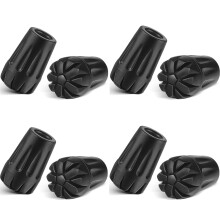 Pack of 8 Nordic Walking Poles Rubber Buffer Stoppers for Trekking Poles - Replacement for Asphalt, Gravel and Mountains?A,B? (A)