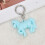 Sturdy Lightweight Horse Keychain Acrylic Construction-White 5