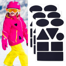 Down Jacket Repair patch, 27 Pcs Self-Adhesive Repair Patches for Clothing, Waterproof Nylon Fabric Repair Tape for Puffer Jacket, Tent, Sleeping