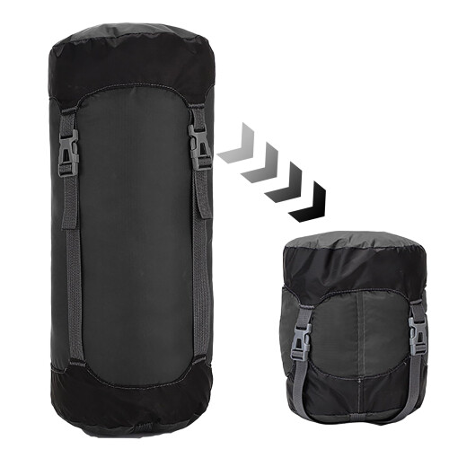 Compression Stuff Sack for Sleeping Bag,8L/15L/25L/35L Lightweight Waterproof Compact Compression Nylon Stuff Sack StorageBag,Travel Compression Bag