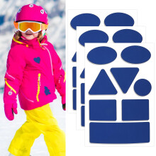 Down Jacket Repair patch, 27 Pcs Self-Adhesive Repair Patches for Clothing, Waterproof Nylon Fabric Repair Tape for Puffer Jacket, Tent, Sleeping