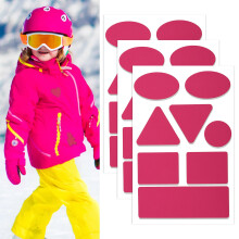 Down Jacket Repair patch, 27 Pcs Self-Adhesive Repair Patches for Clothing, Waterproof Nylon Fabric Repair Tape for Puffer Jacket, Tent, Sleeping
