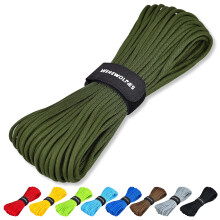 WEREWOLVES Paracord Rope, 7 Strands 4mm 100ft Parachute Cord for Crafts, DIY Projects, Survival Bracelets (Army Green, 100 Feet)