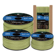 Kamu Synber 2mm Paracord 50M 100% Nylon Rope 1 Strand Type I Parachute Cord for Crafting, Outdoor, DIY, Camping | Support 45kg | Holy Guacamole