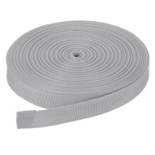 DMiotech 25 Yard x 1 Inch Width Nylon Webbing Strap Poly Flat Webbing Strapping for DIY Craft Backpack Strapping, Sewing, Outdoor Gear Repair, Light
