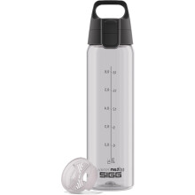 Sigg - Tritan Water Bottle - Total Color ONE Transparent- Suitable For Carbonated Beverages - Dishwasher Safe - Leakproof - Featherweight BPA Free -